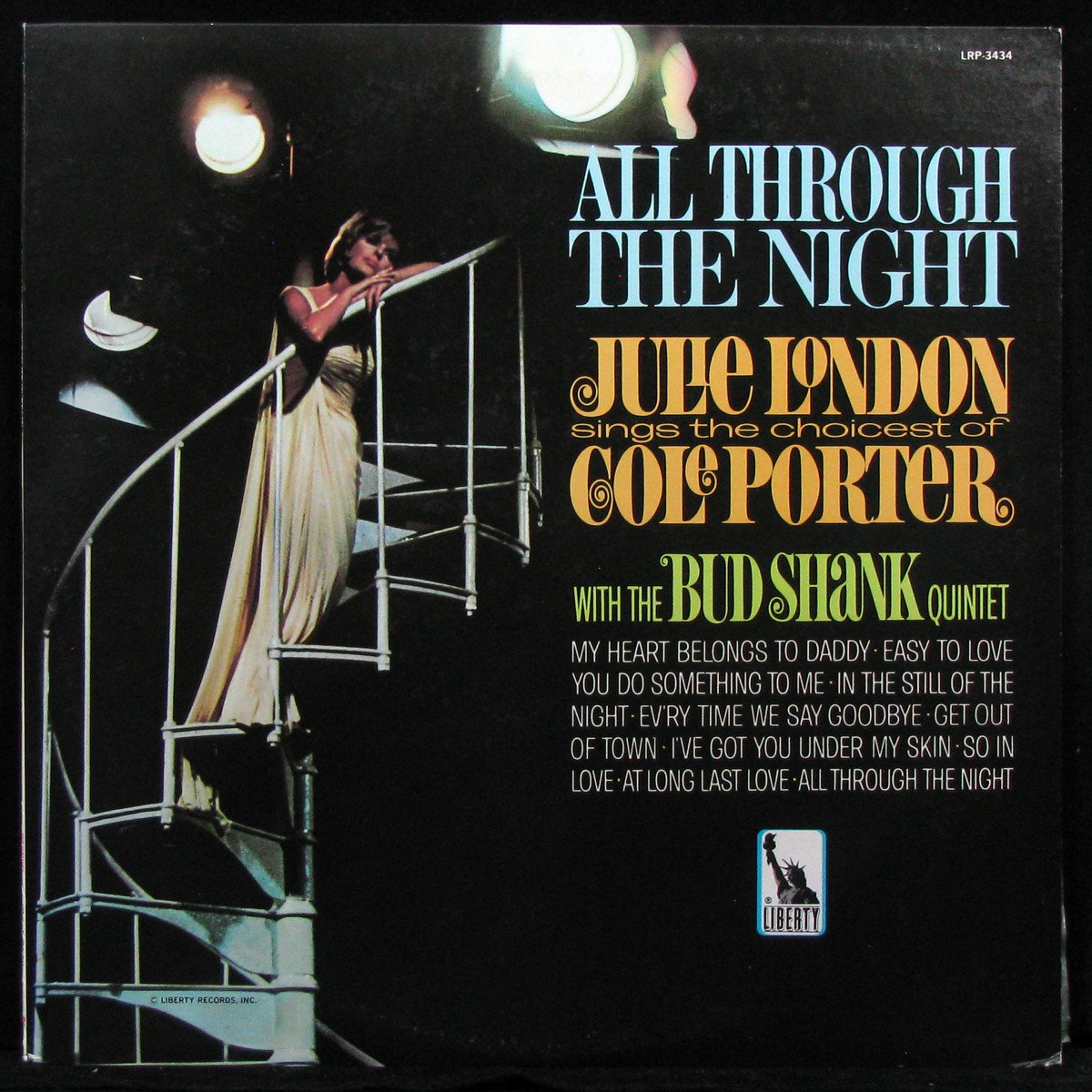 LP Julie London — All Through The Night (mono) фото