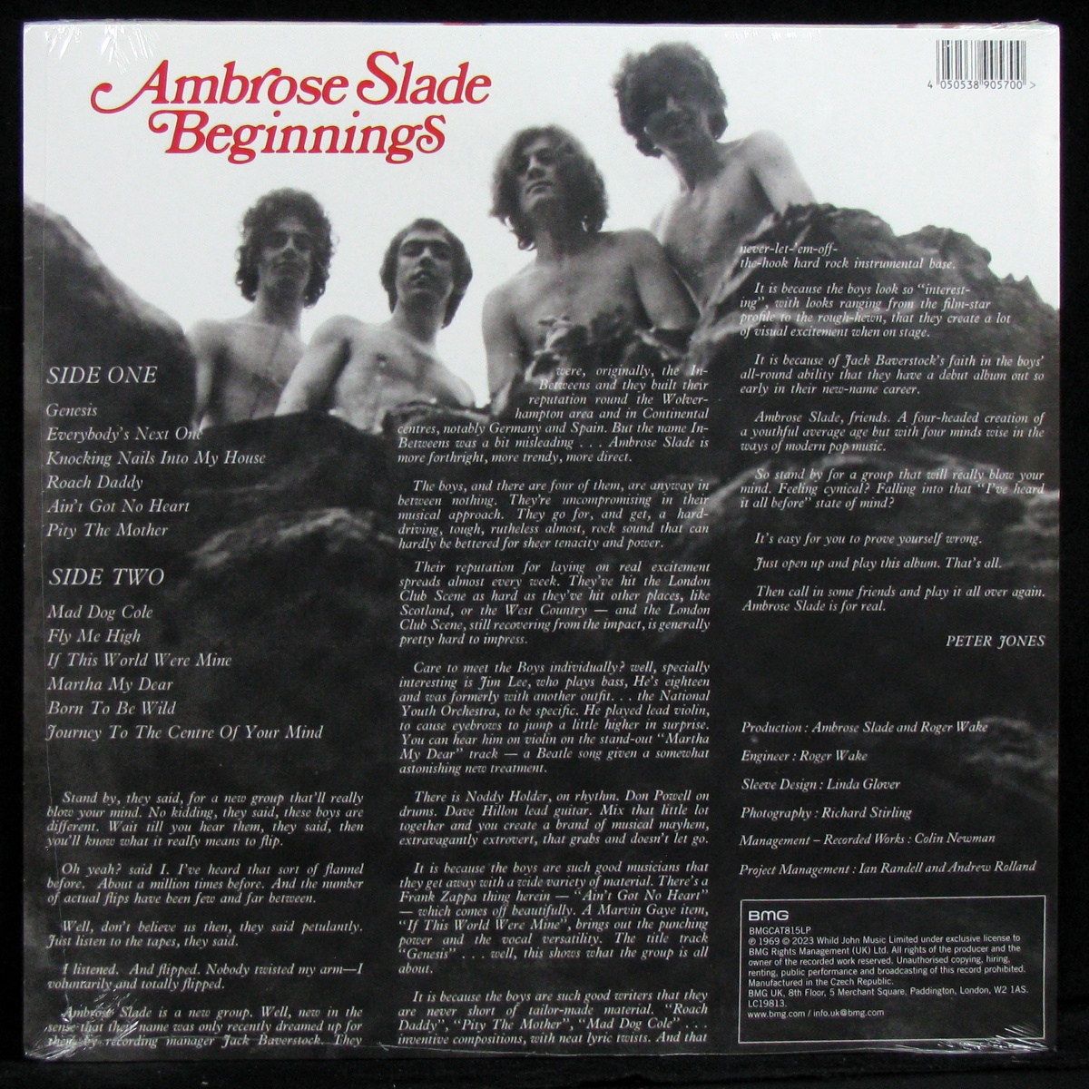 LP Ambrose Slade — Beginnings (coloured vinyl) фото 2