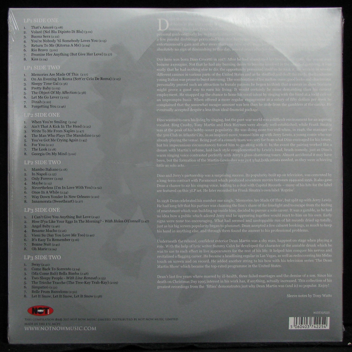 LP Dean Martin — Platinum Collection (3LP, coloured vinyl) фото 2