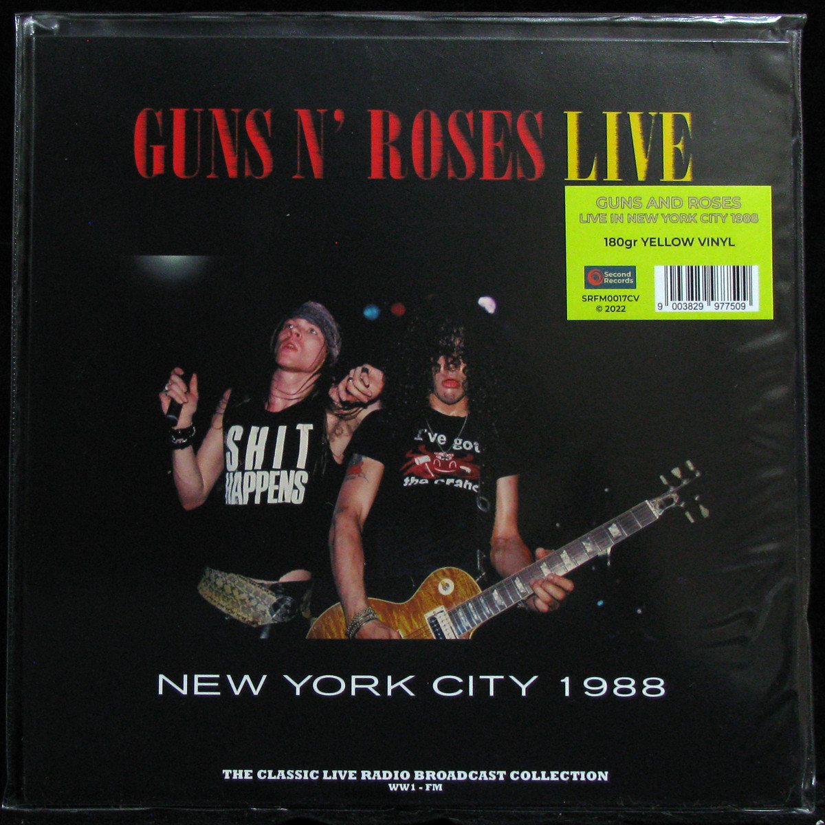 LP Guns N' Roses — Live (New York City 1988) фото