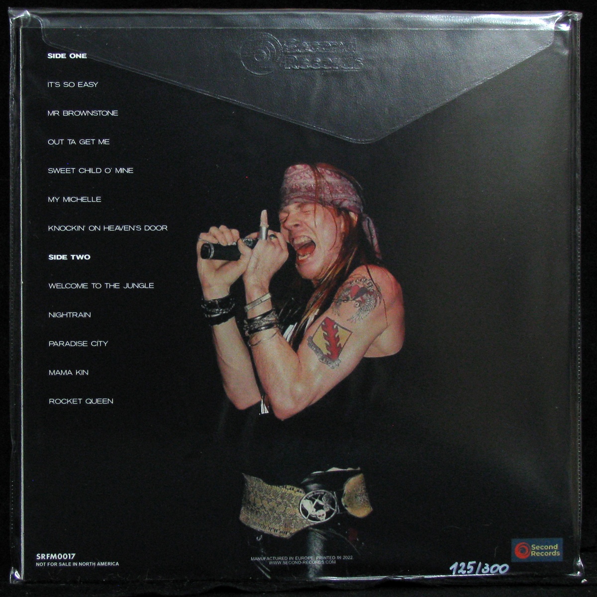 LP Guns N' Roses — Live (New York City 1988) фото 2
