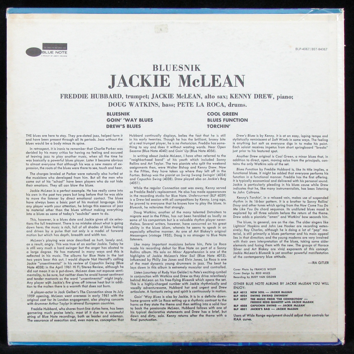 LP Jackie McLean — Bluesnik фото 2