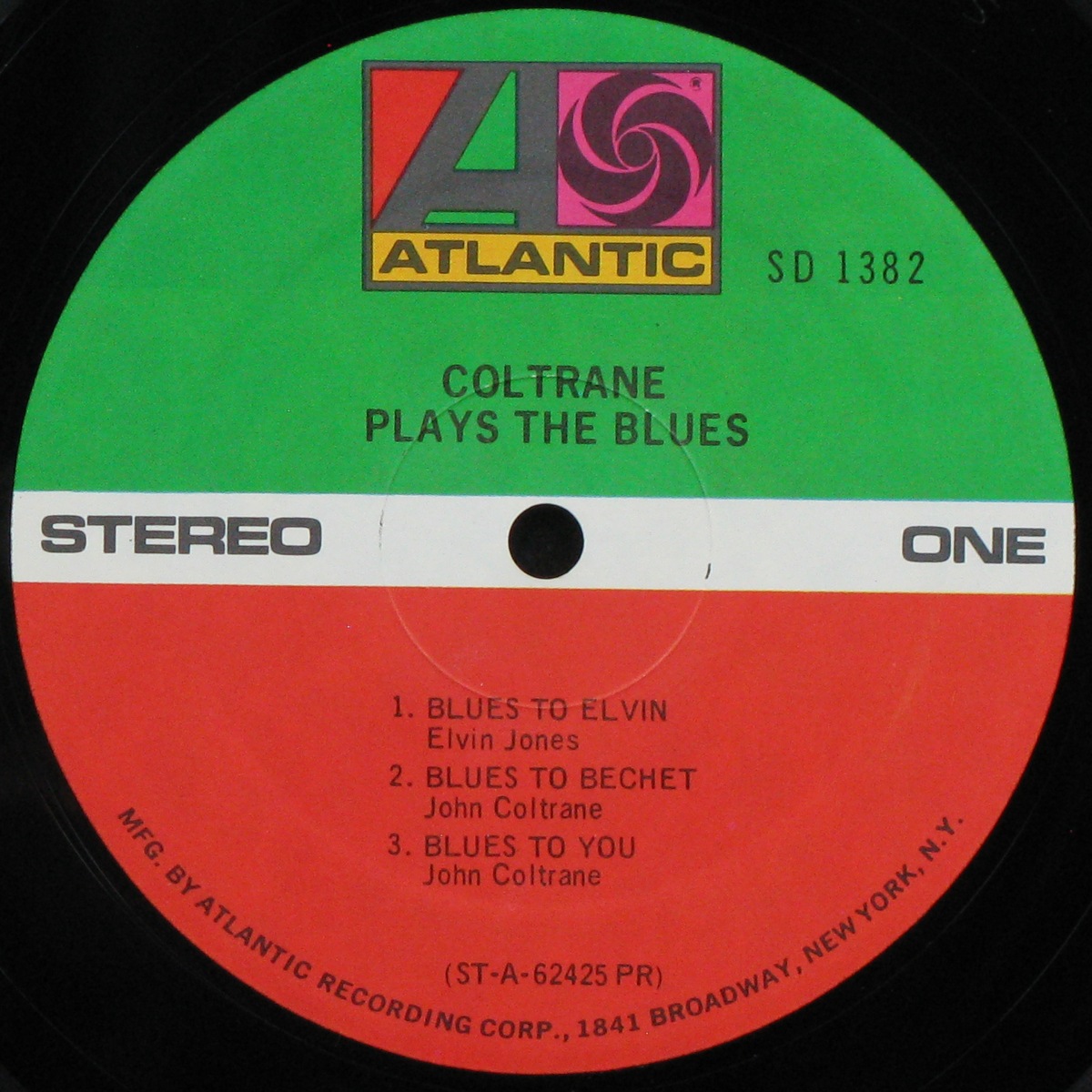 LP John Coltrane — Coltrane Plays The Blues  фото 3
