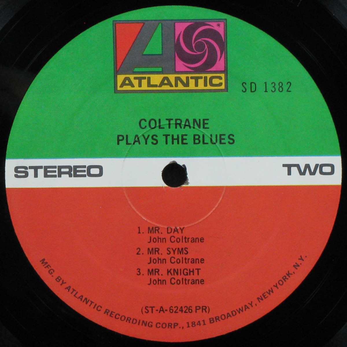 LP John Coltrane — Coltrane Plays The Blues  фото 4