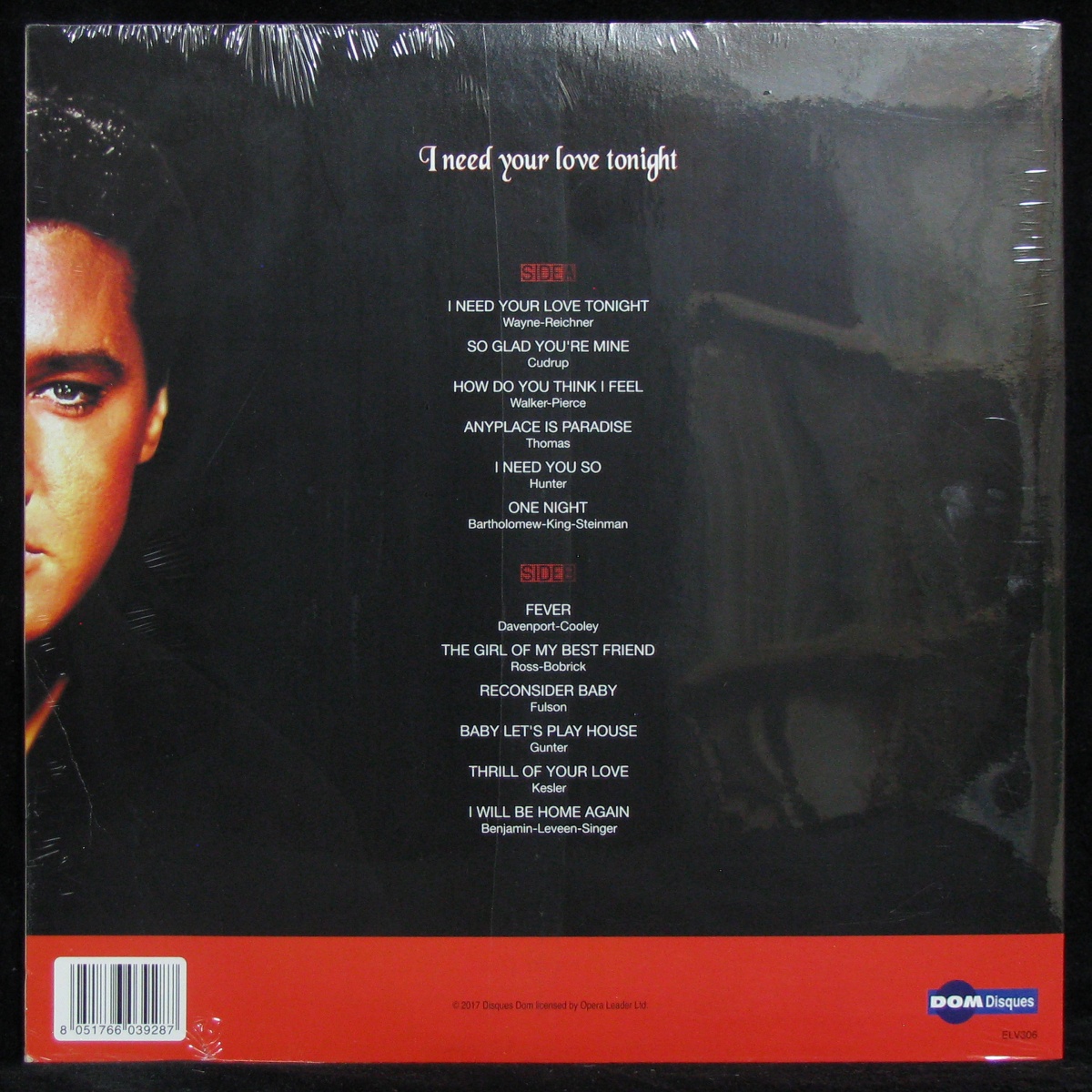 LP Elvis Presley — I Need Your Love Tonight фото 2