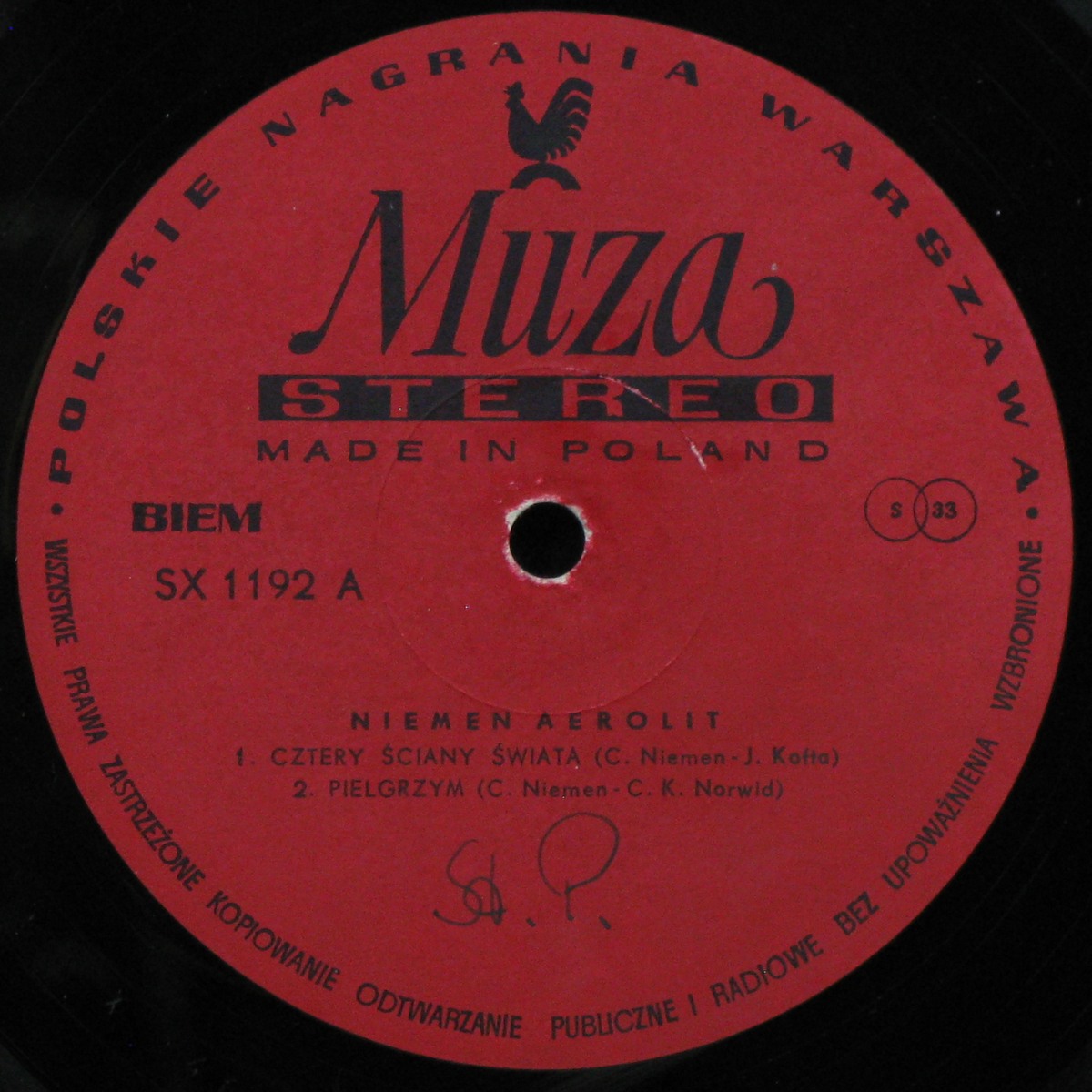 LP Czeslaw Niemen — Niemen Aerolit фото 2