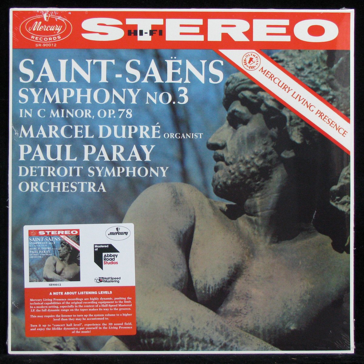 LP Marcel Dupre / Paul Paray — Saint-Saëns: Symphony No. 3 in C Minor. Op. 78 фото