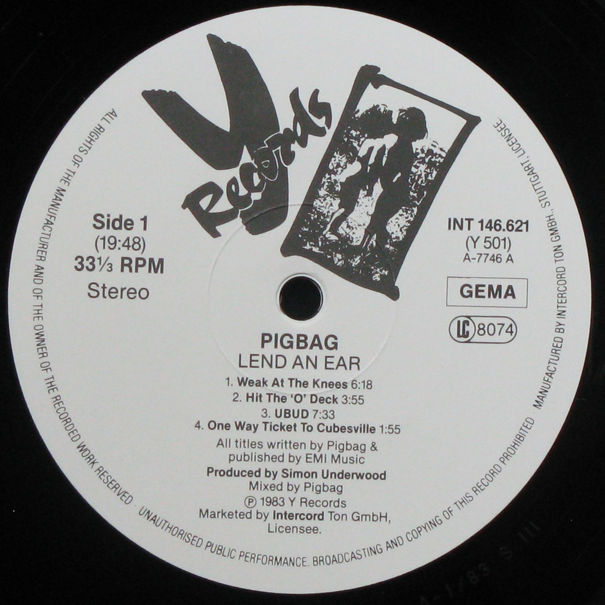 LP Pigbag — Lend An Ear фото 2