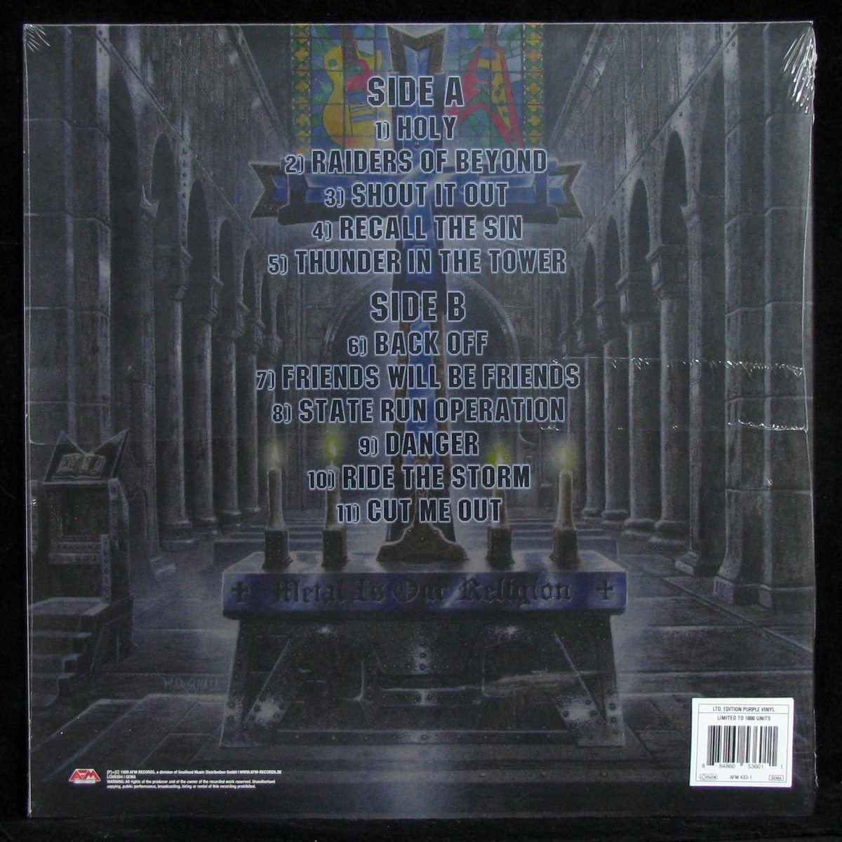 LP U.D.O. — Holy (coloured vinyl) фото 2