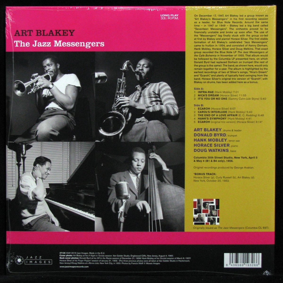 LP Art Blakey & The Jazz Messengers — Jazz Messengers фото 2