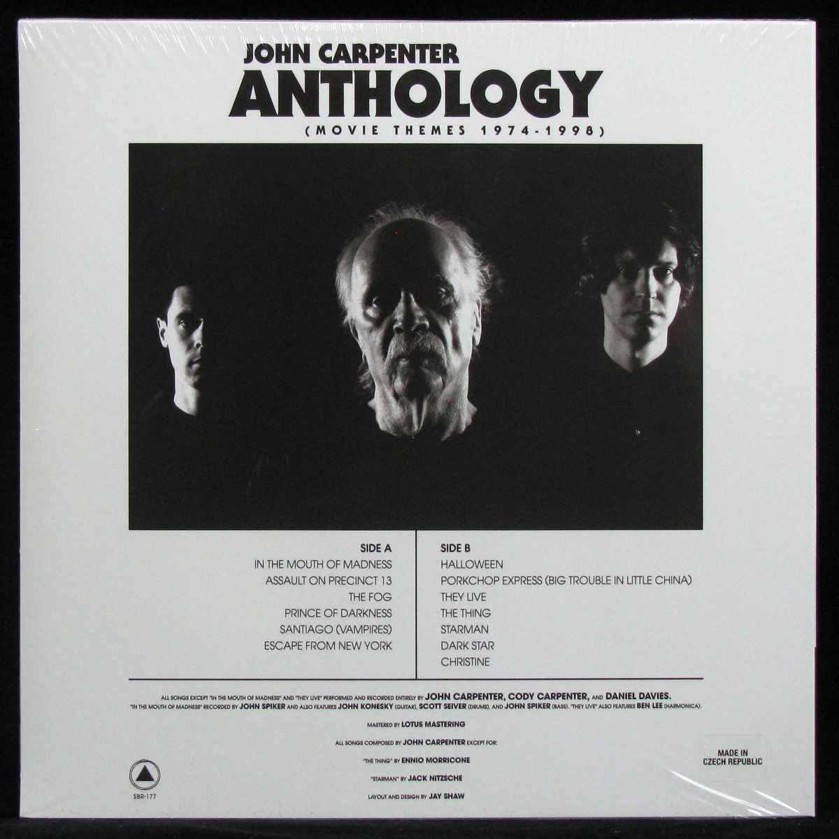 LP John Carpenter — Anthology (Movie Themes 1974-1998) (coloured vinyl) фото 2