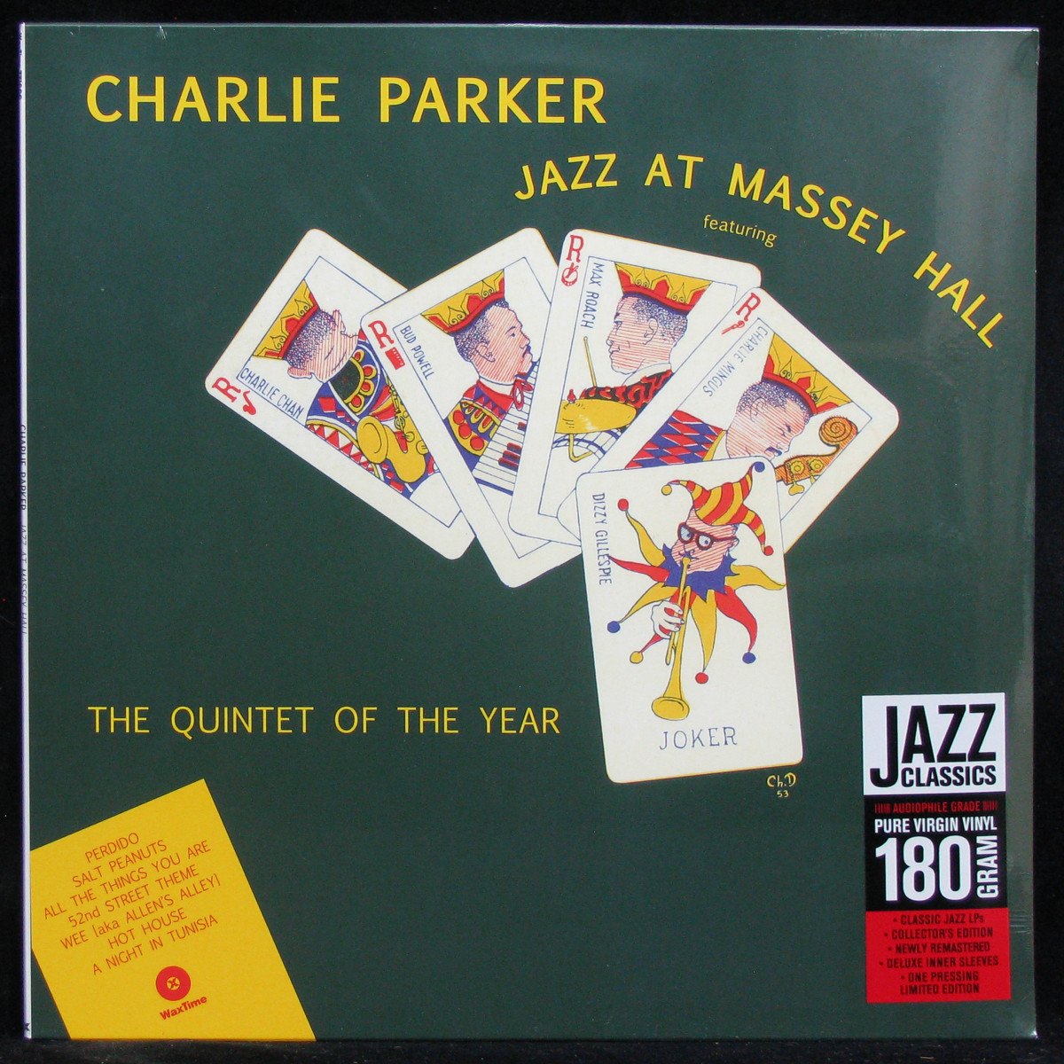 LP Charlie Parker — Jazz at Massey Hall фото