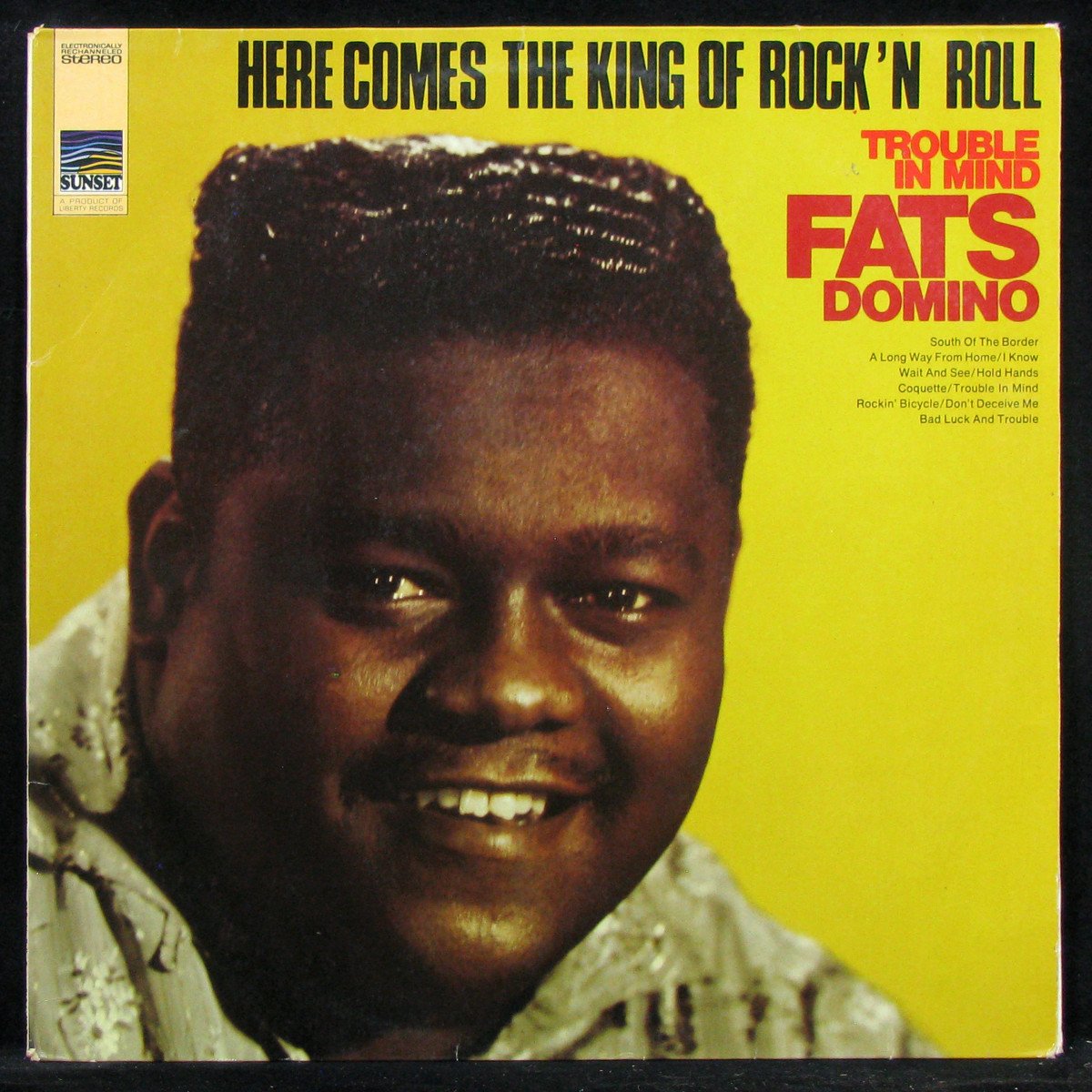 LP Fats Domino — Here Comes The King of Rock'n Roll (Trouble In Mind) фото
