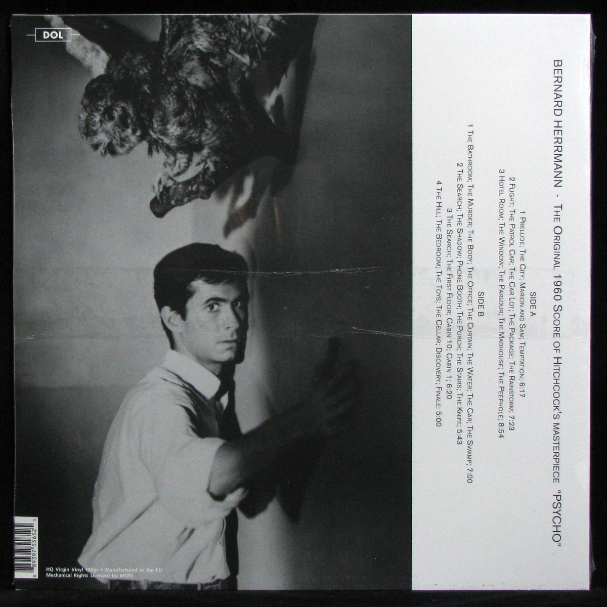 LP Bernard Herrmann — Psycho (coloured vinyl, mono) фото 2