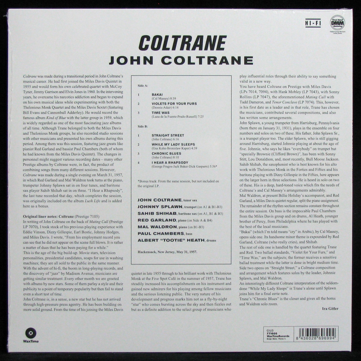 LP John Coltrane — Coltrane фото 2