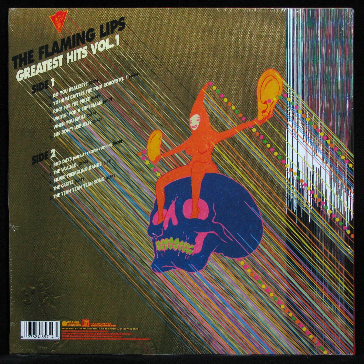 LP Flaming Lips — Greatest Hits Vol. 1 (coloured vinyl) фото 2