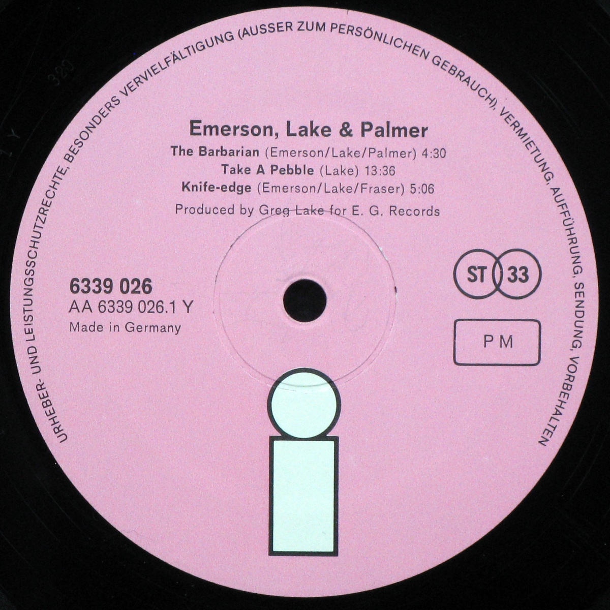 LP Emerson, Lake & Palmer — Emerson, Lake & Palmer фото 2
