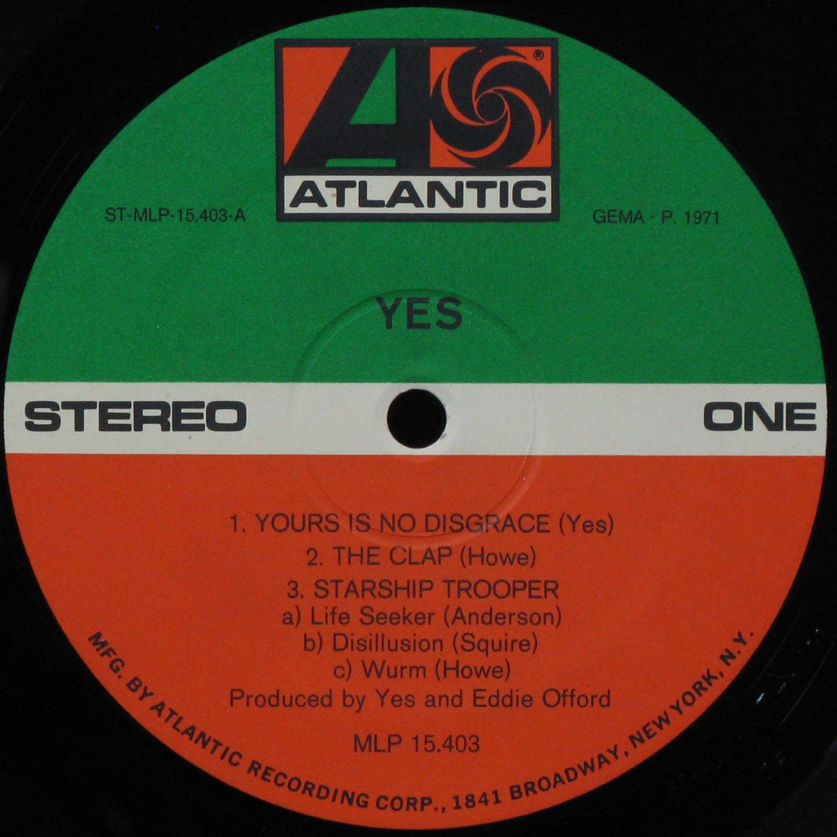 LP Yes — Yes Album фото 2