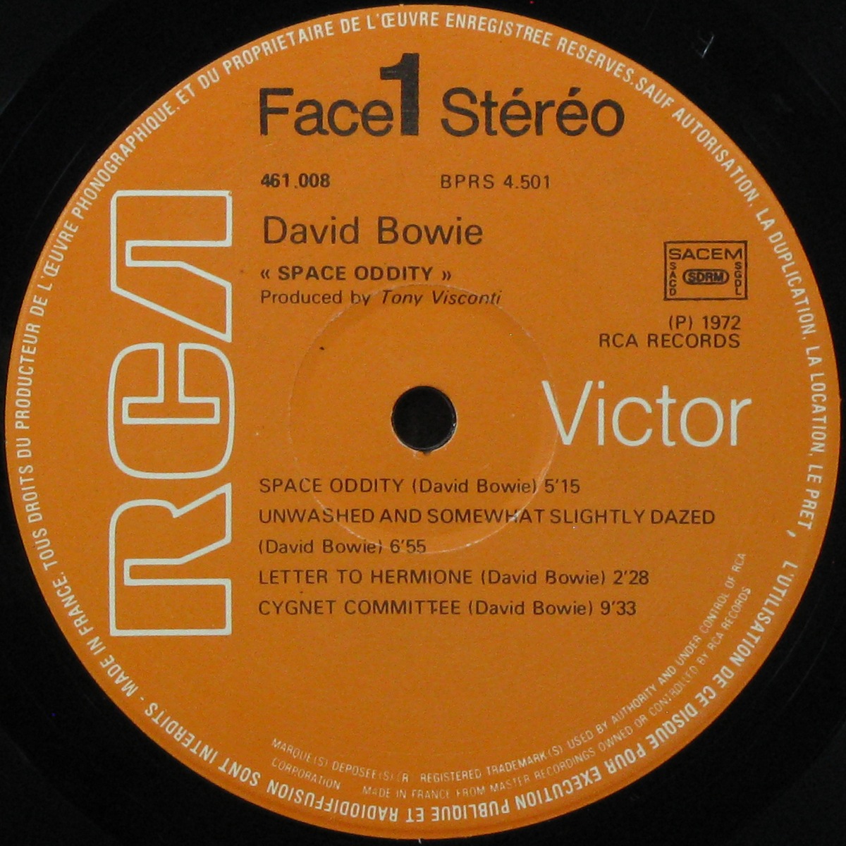 LP David Bowie — Space Oddity фото 3