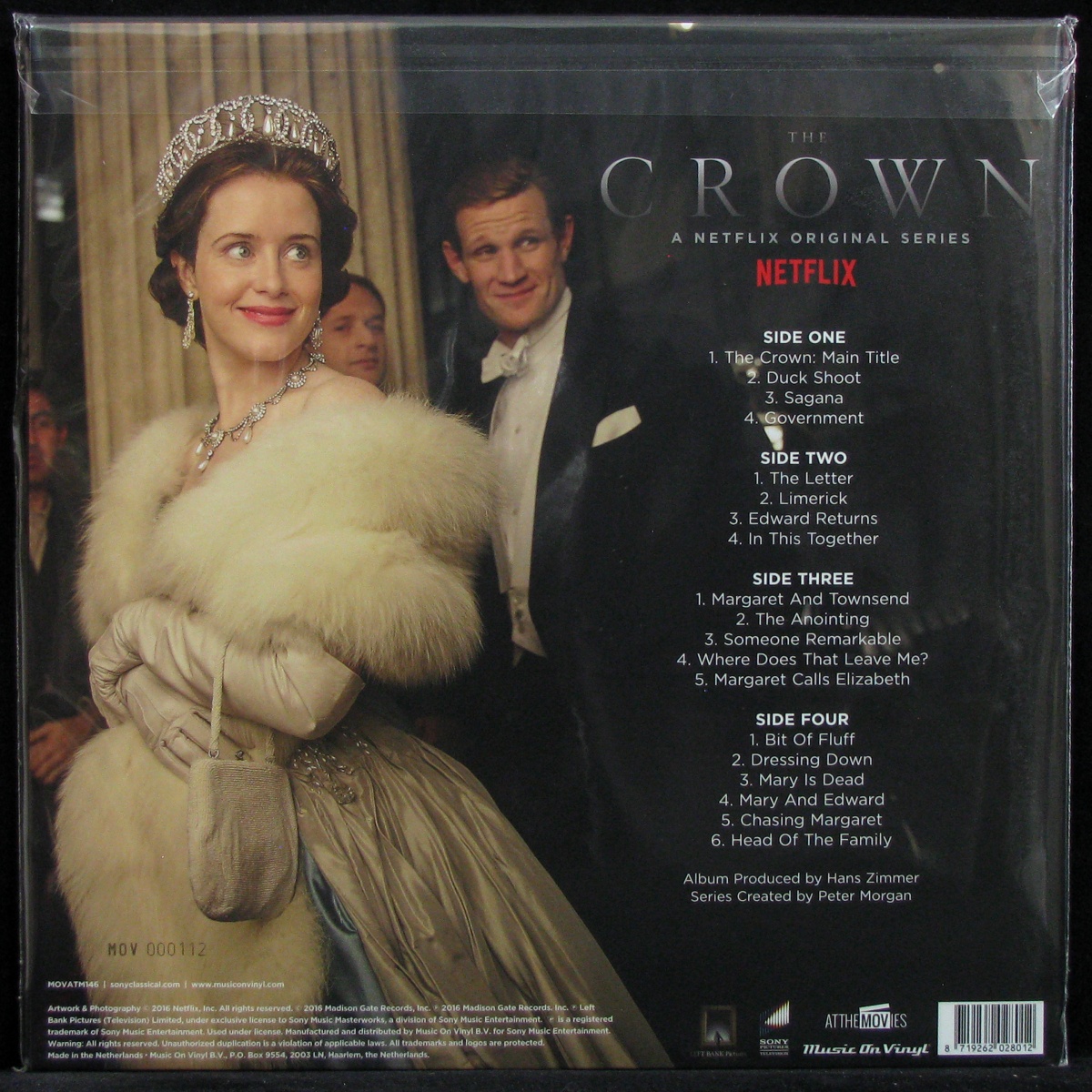 LP Soundtrack — Crown, Season 1 (2LP, coloured vinyl) фото 2