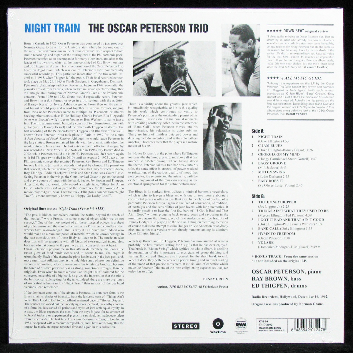 LP Oscar Peterson Trio — Night Train фото 2