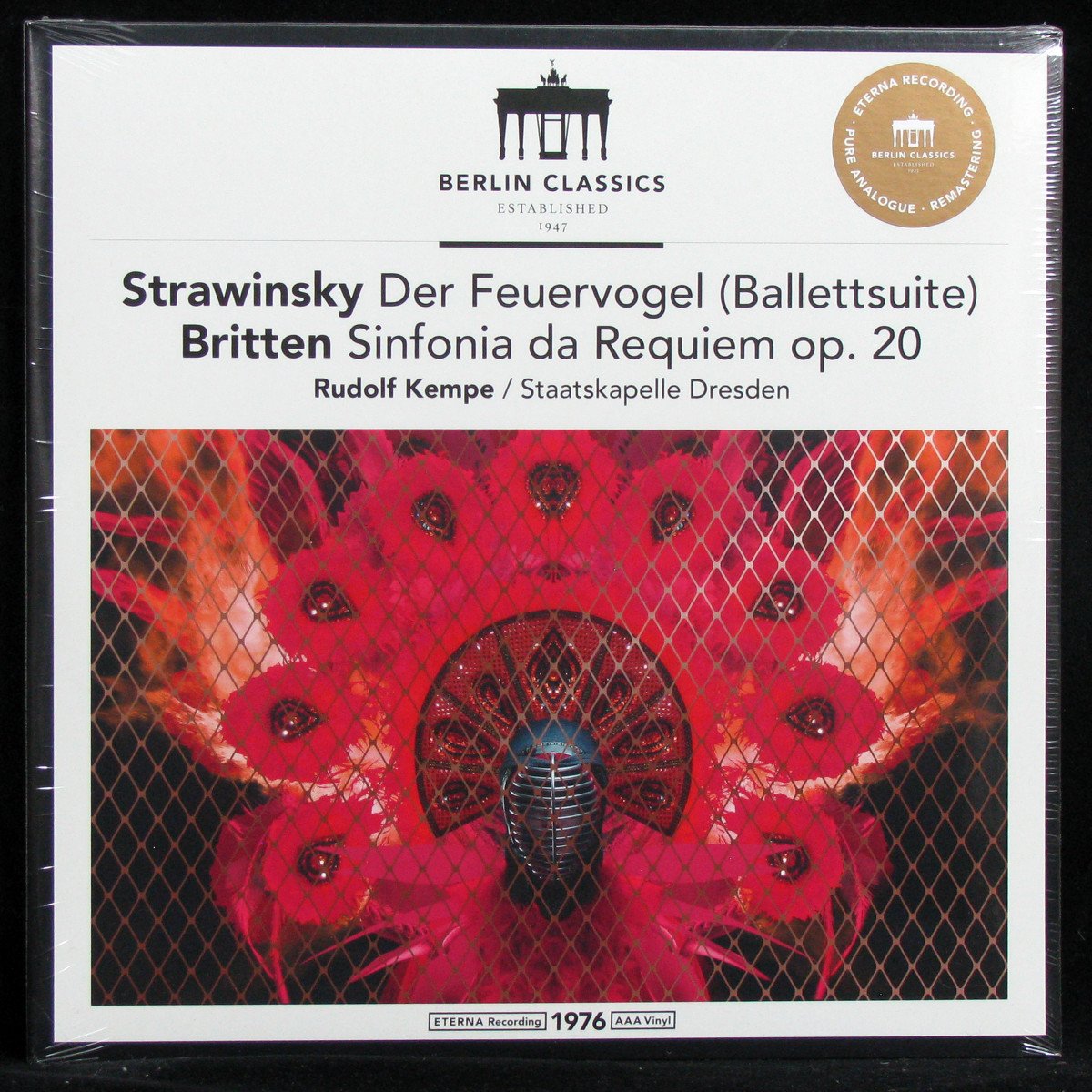LP Rudolf Kempe — Strawinsky / Britten: Der Feuervogel (Ballett-Suite) / Sinfonia Da Requiem Op. 20 фото