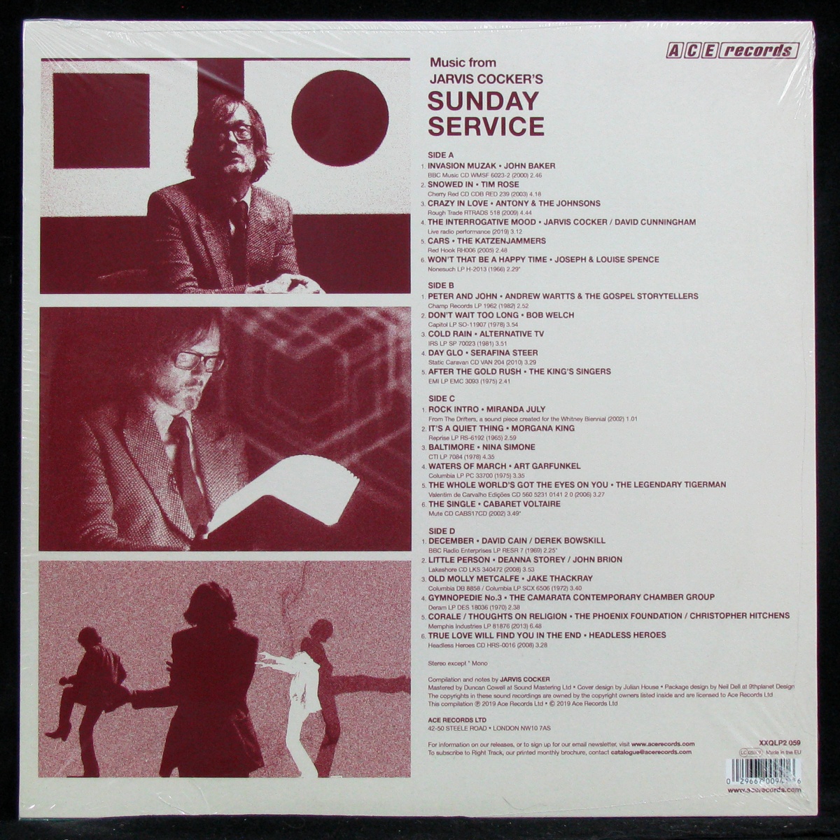 LP V/A — Music From Jarvis Cocker's Sunday Service (2LP) фото 2
