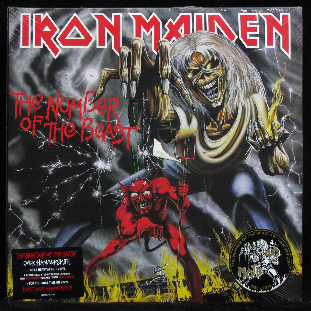 LP Iron Maiden — The Number Of The Beast (3LP) фото