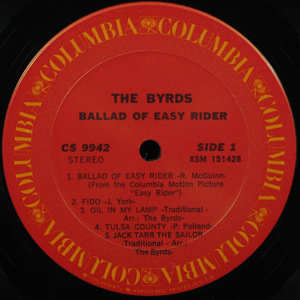 LP Byrds — Ballad Of Easy Rider фото 2