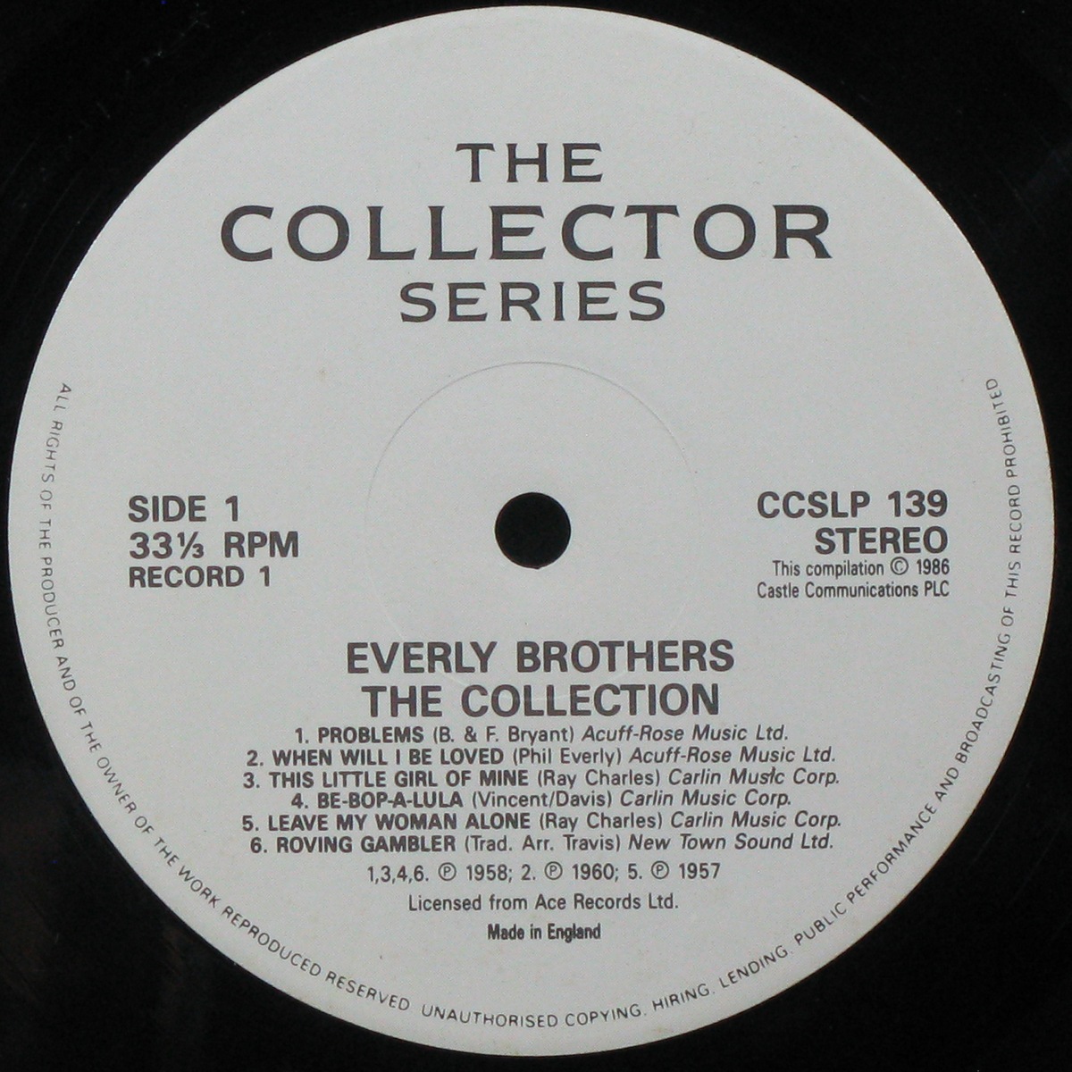 LP Everly Brothers — Everly Brothers Collection (2LP) фото 2