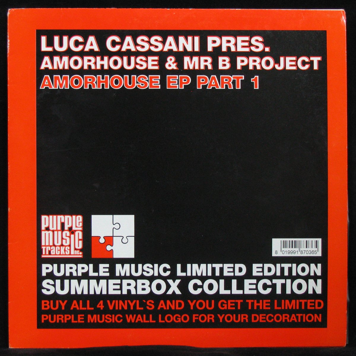LP Luca Cassani / Amorhouse / Mr. B. Project — Amorhouse EP Part 1 (EP) фото