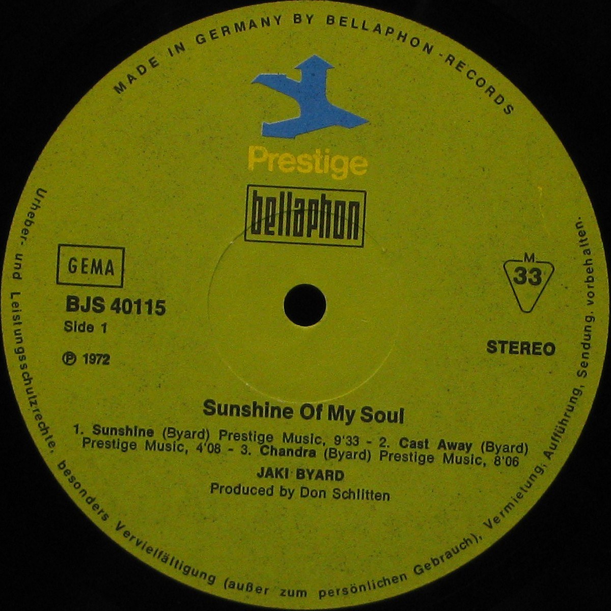 LP Jaki Byard Trio — Sunshine Of My Soul фото 2