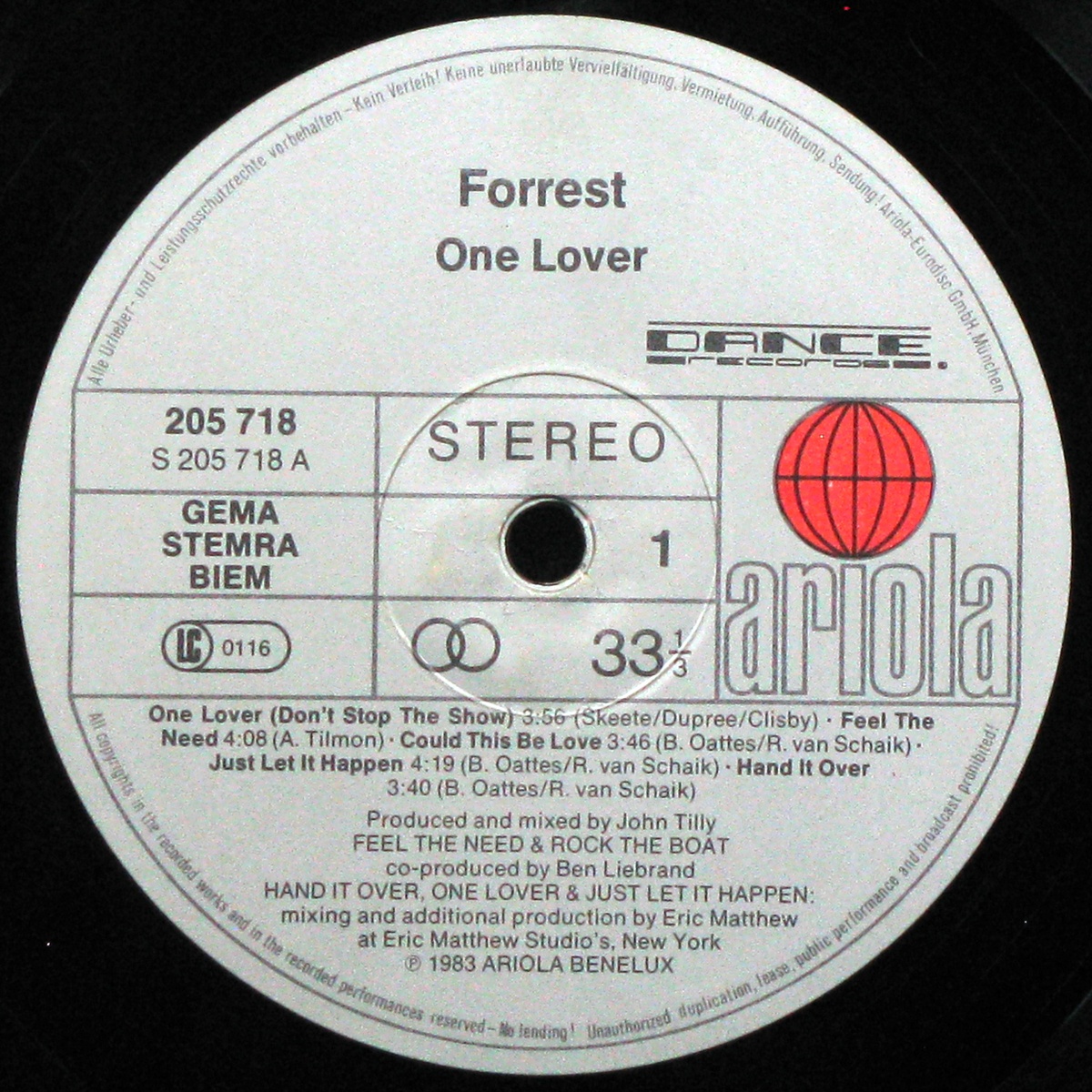 LP Forrest — One Lover фото 2