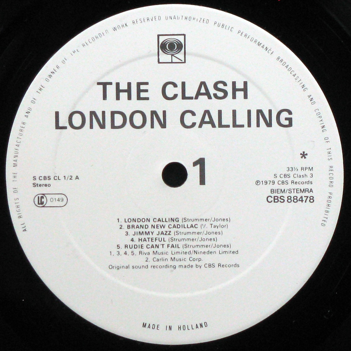 LP Clash — London Calling (2LP) фото 3