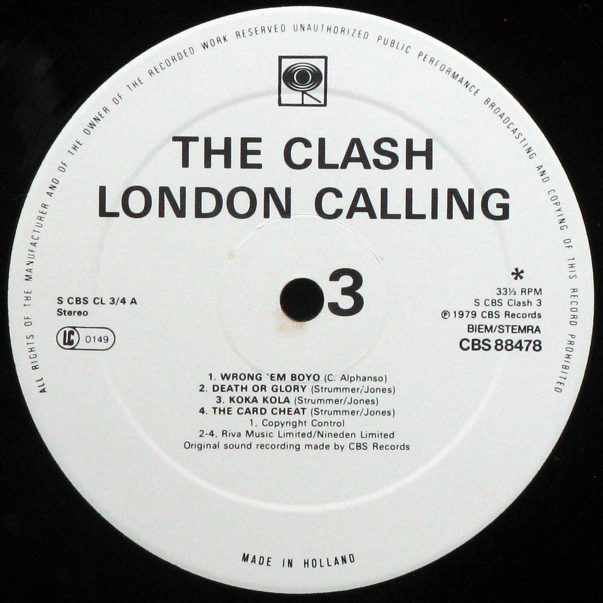 LP Clash — London Calling (2LP) фото 4