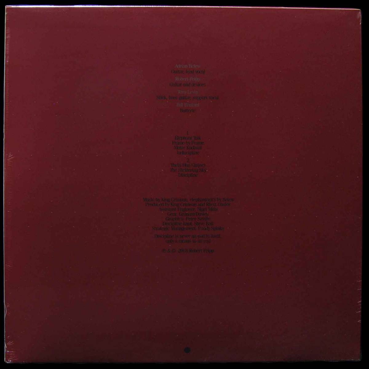 LP King Crimson — Discipline фото 2