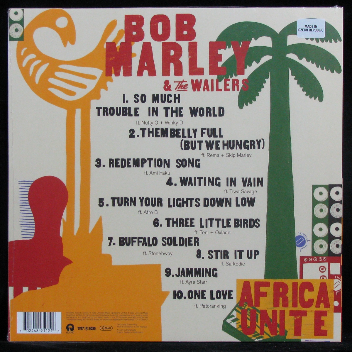 LP Bob Marley & The Wailers — Africa Unite (coloured vinyl) фото 2