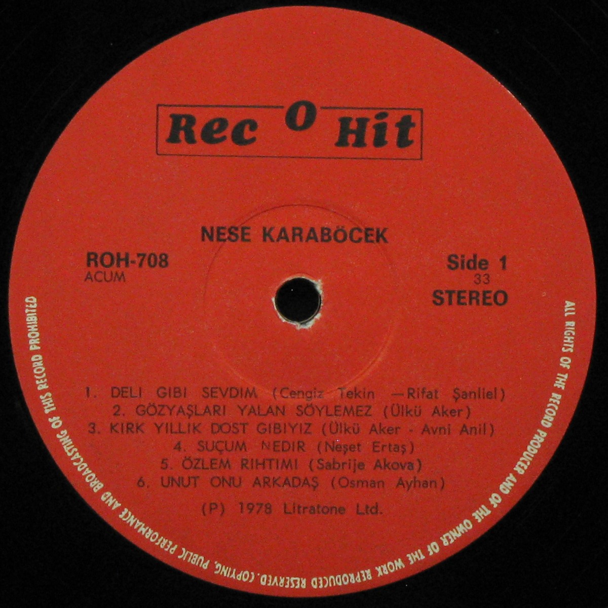 LP Nese Karabocek — Deli Gibi Sevdim фото 3