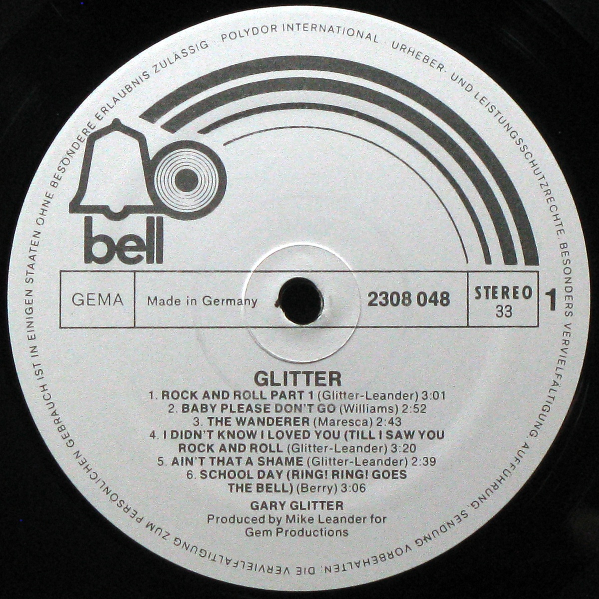 LP Gary Glitter — Glitter фото 2