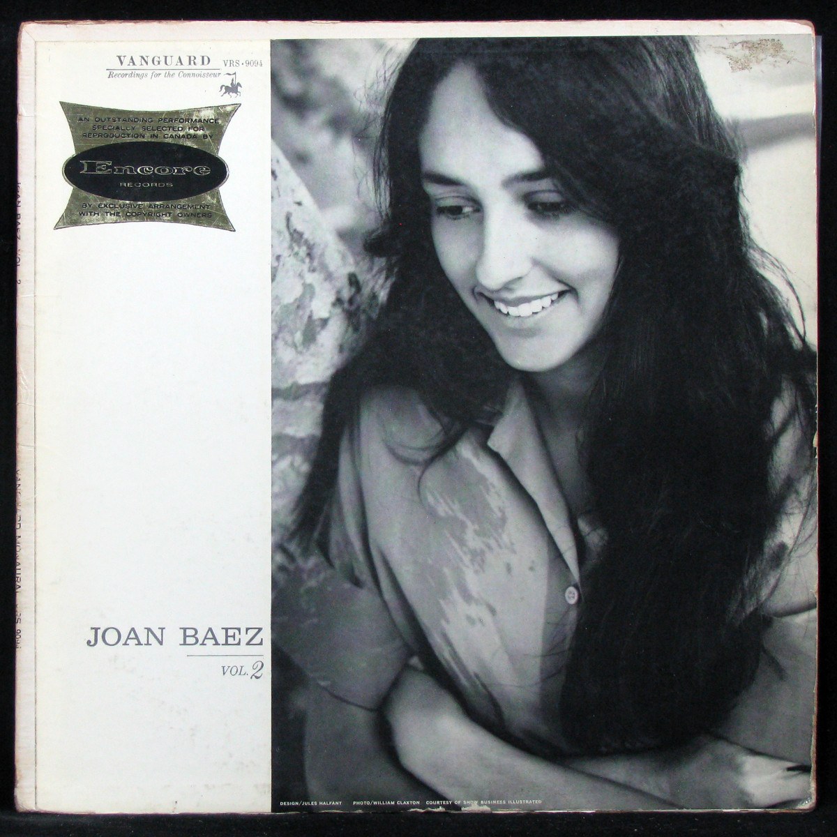 LP Joan Baez — Joan Baez Vol. 2 (mono) фото