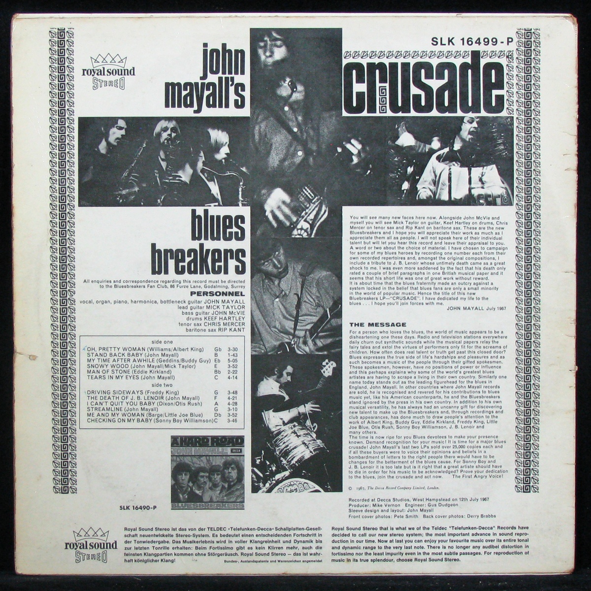 LP John Mayall — Crusade фото 2