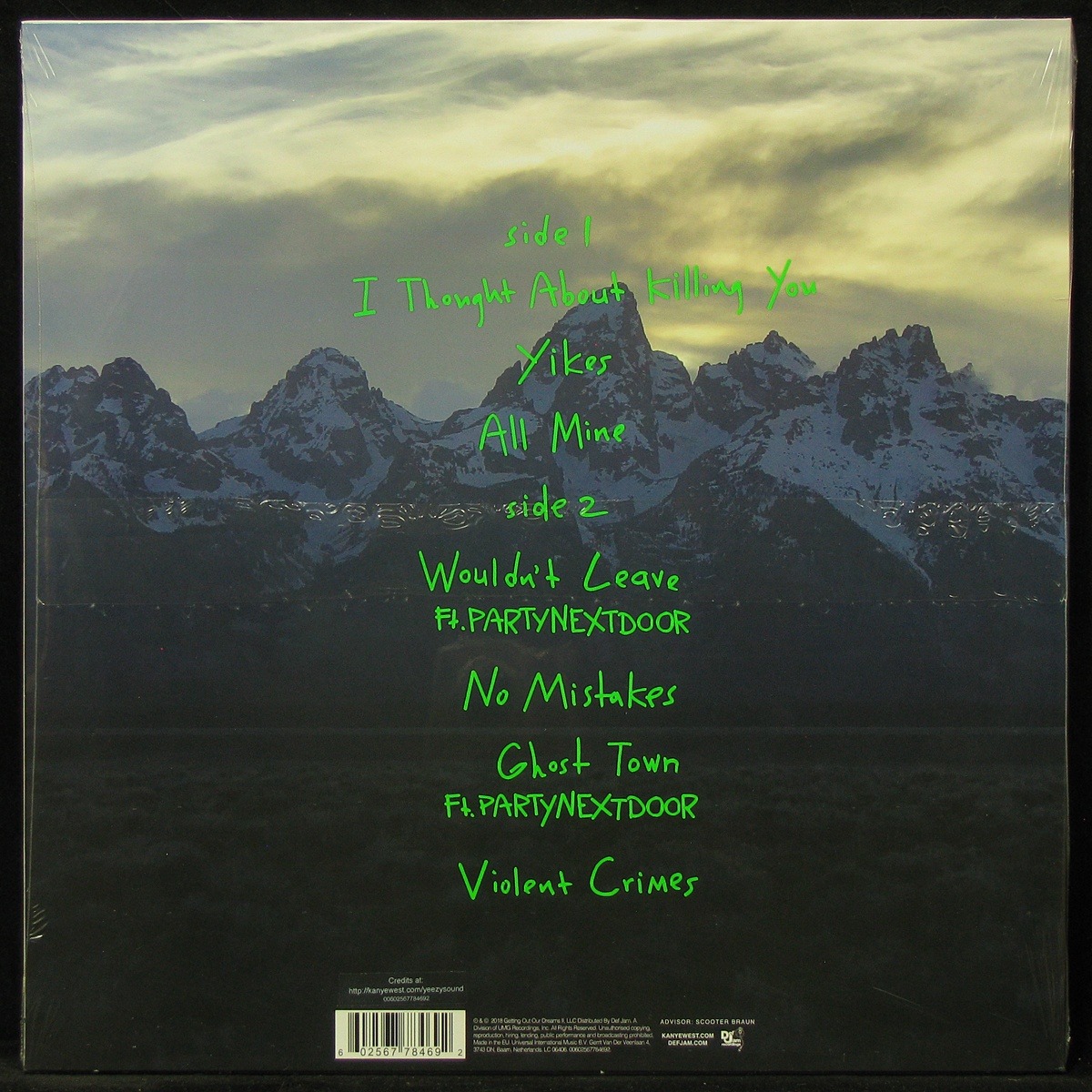 LP Kanye West — Ye фото 2