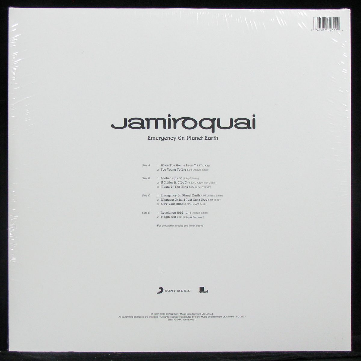 LP Jamiroquai — Emergency On Planet Earth (2LP, coloured vinyl) фото 2