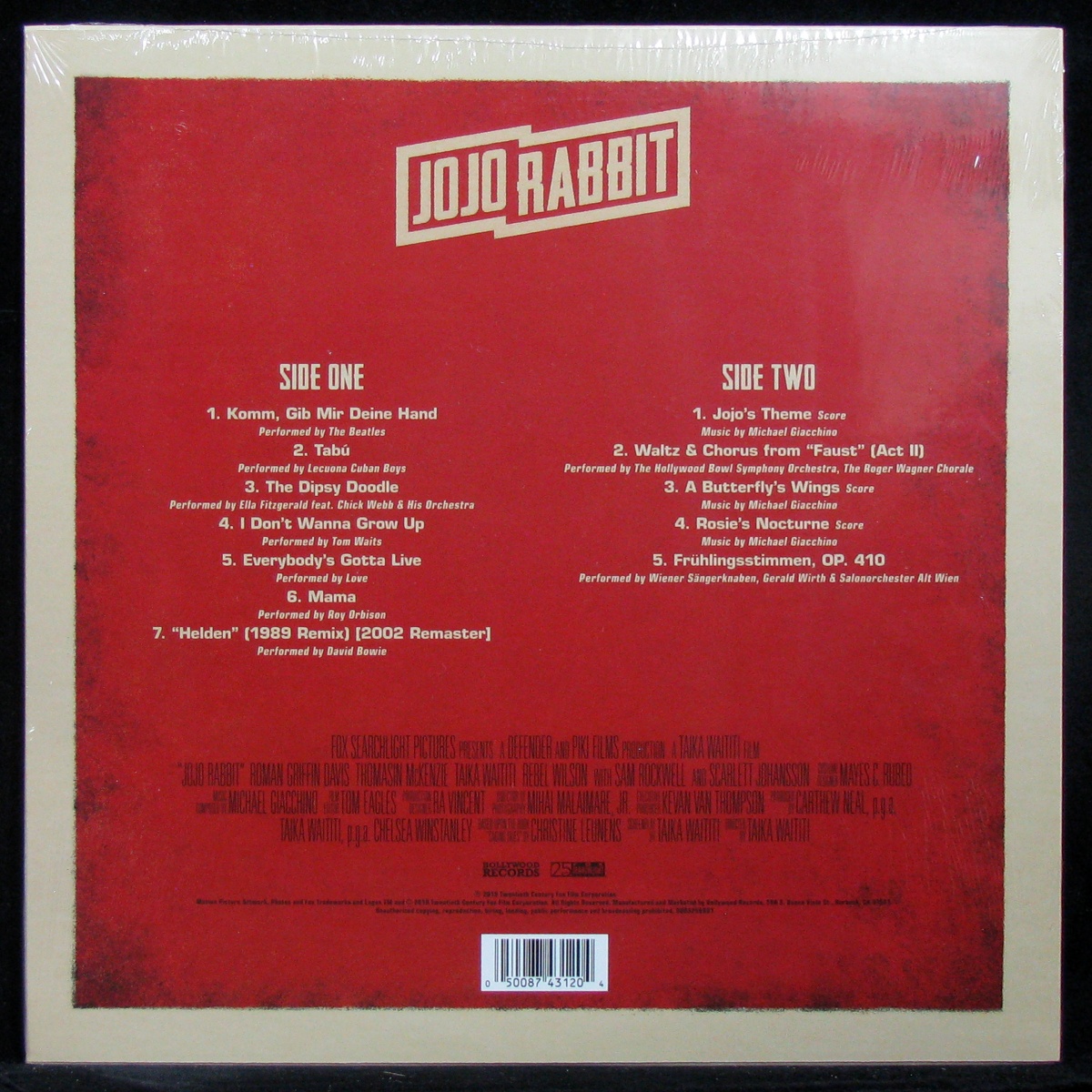 LP V/A — Jojo Rabbit (Original Motion Picture Soundtrack) фото 2