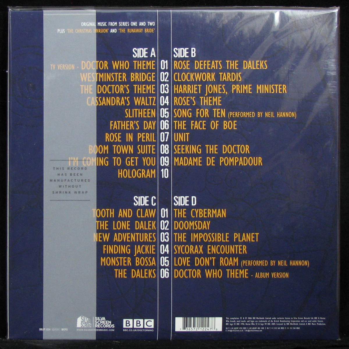 LP Murray Gold / Neil Hannon — Doctor Who - Original Television Soundtrack (2LP, coloured vinyl, + obi) фото 2
