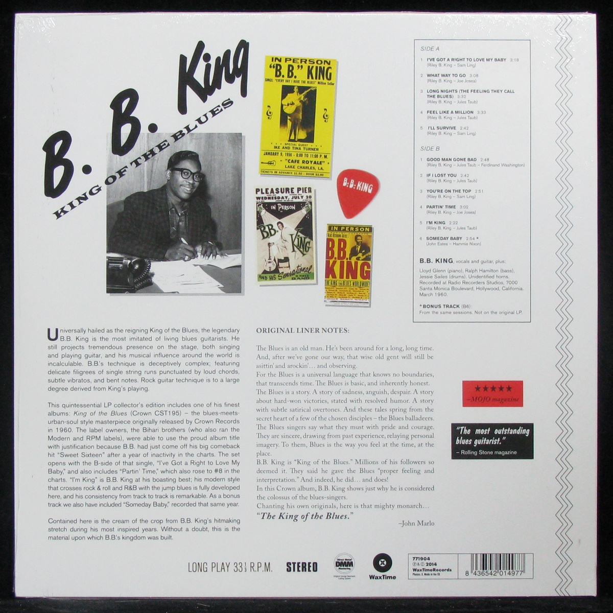 LP B.B. King — King Of The Blues фото 2