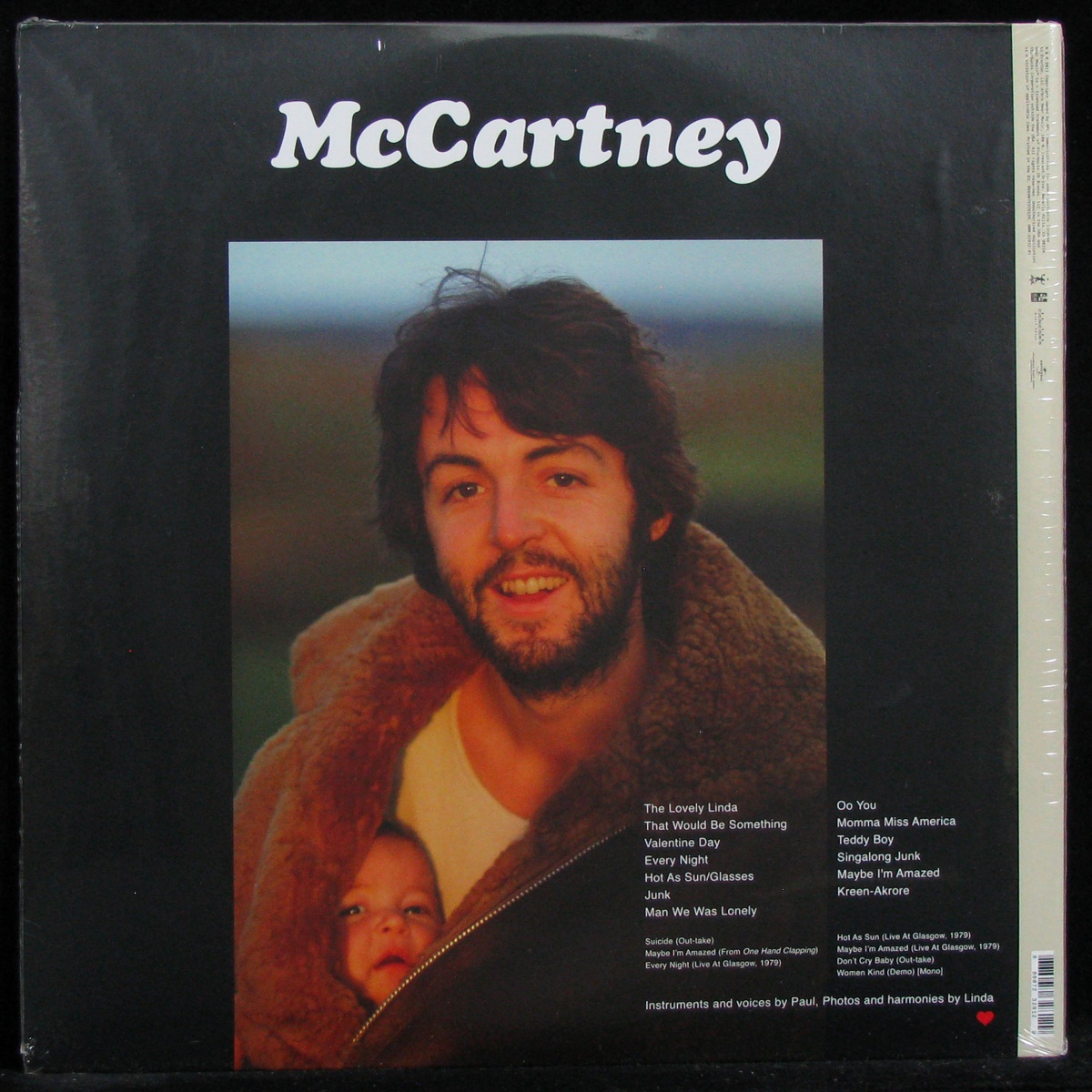 LP Paul McCartney — McCartney (2LP, mono + stereo) фото 2