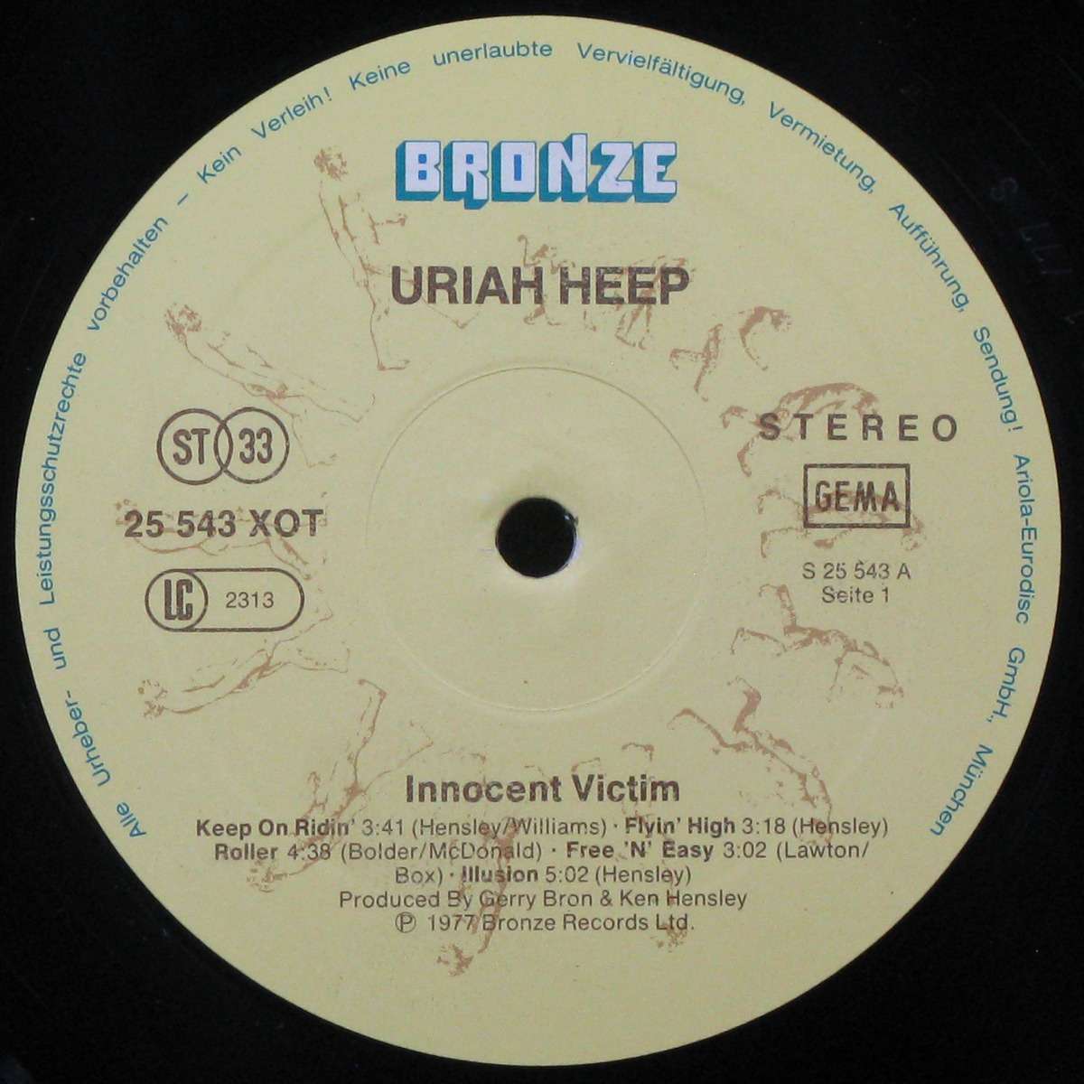 LP Uriah Heep — Innocent Victim фото 2