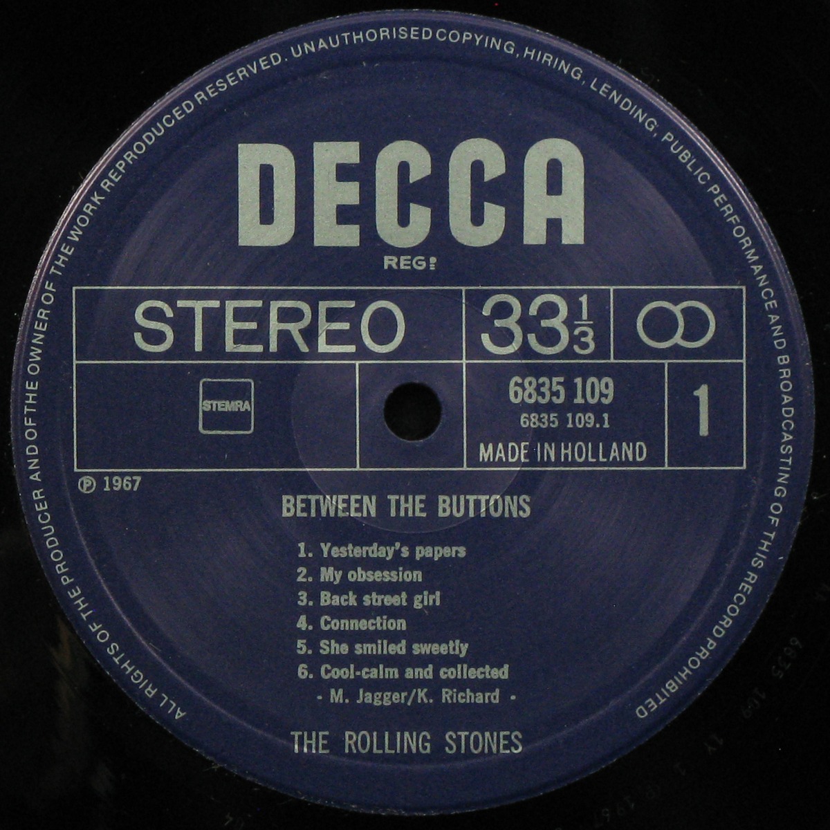 LP Rolling Stones — Between The Buttons фото 2