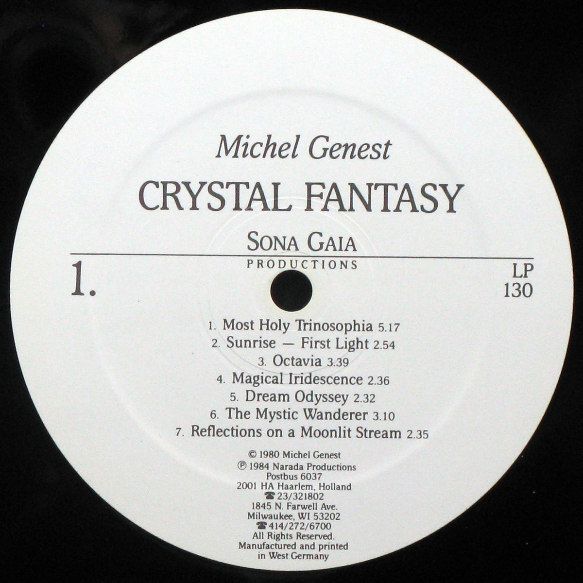 LP Michel Genest — Crystal Fantasy фото 2